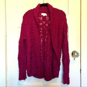 Beautiful Berry Colored Maternity Sweater